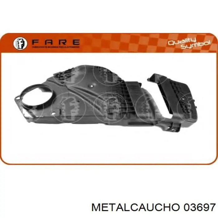 03697 Metalcaucho кожух/кришка/захист ременя грм