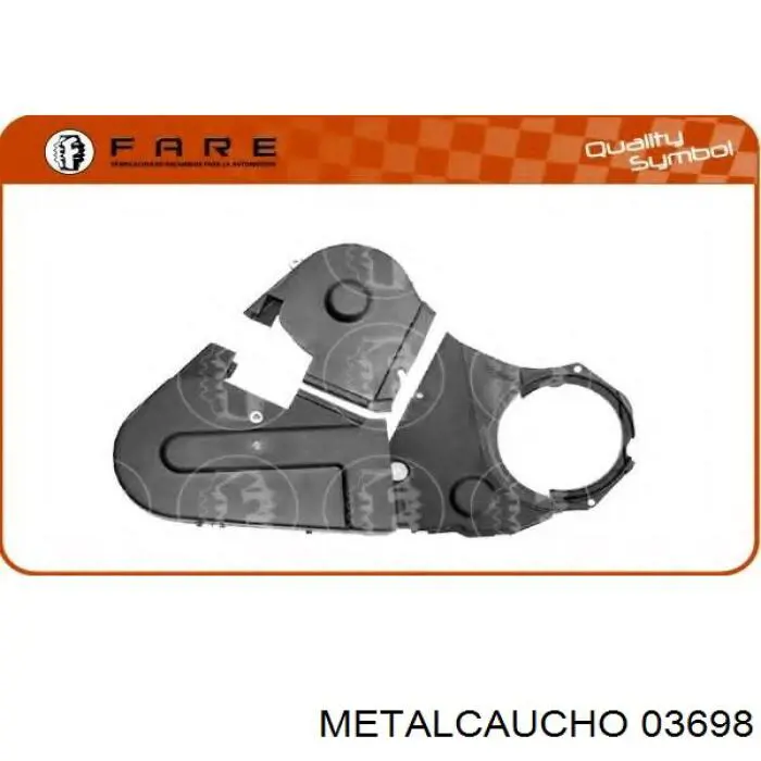 03698 Metalcaucho кожух/кришка/захист ременя грм