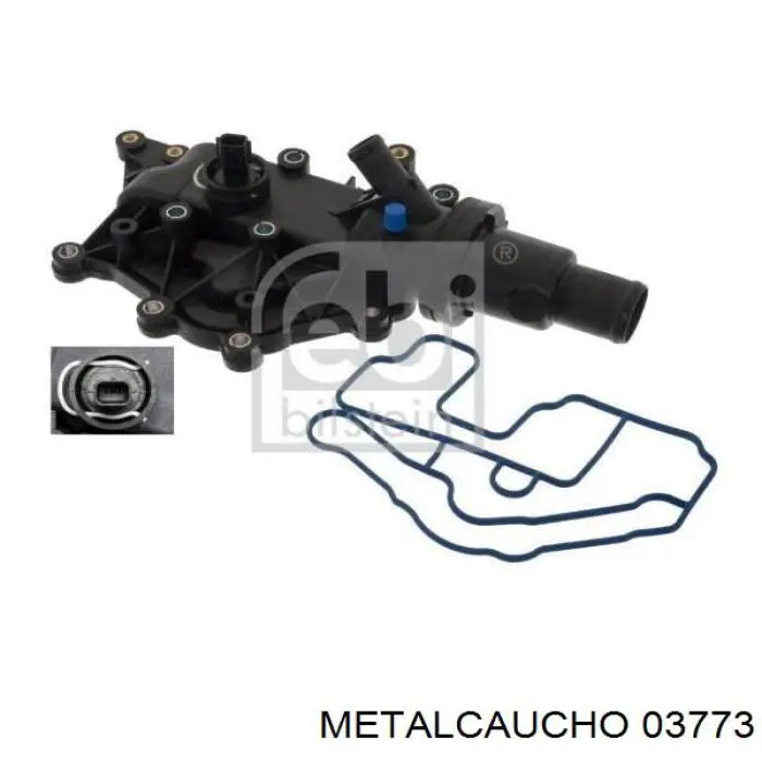 Кожух термостата Metalcaucho 03773 ціна, від 37.09 USD