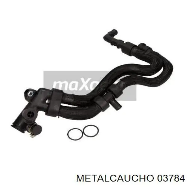 Шланг/патрубок водяного насосу, приймальний 03784 Metalcaucho