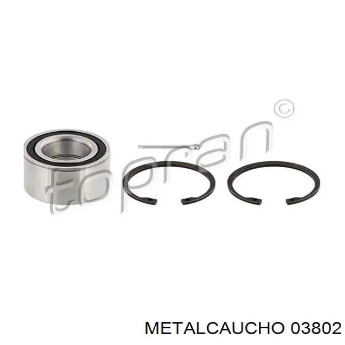 Бачок системи охолодження 03802 Metalcaucho