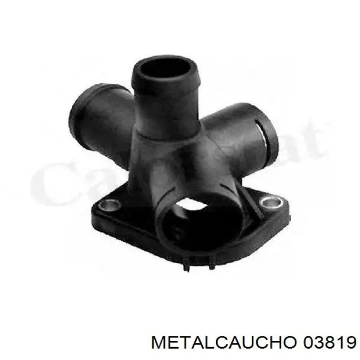 Фланець системи охолодження (трійник) 03819 Metalcaucho