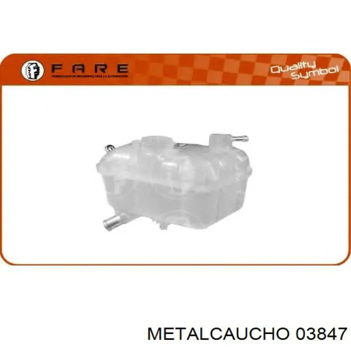 3847 Metalcaucho бачок системи охолодження, розширювальний