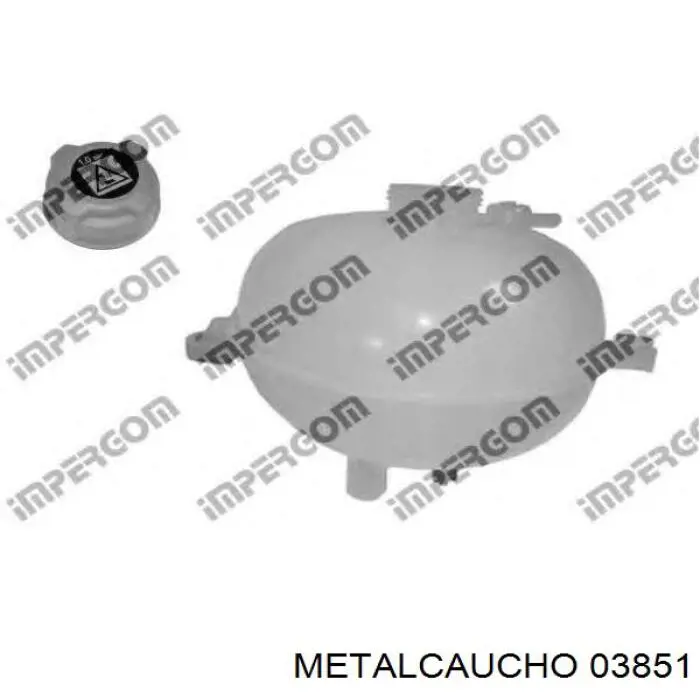 03851 Metalcaucho бачок системи охолодження, розширювальний