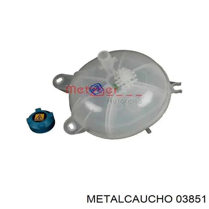Бачок системи охолодження двигуна розширювальний Metalcaucho 03851 ціна, від 26.29 USD