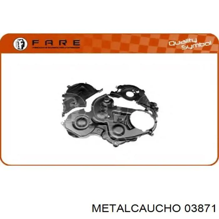 Купити 03871 Metalcaucho Кожух/кришка/захист ременя ГРМ