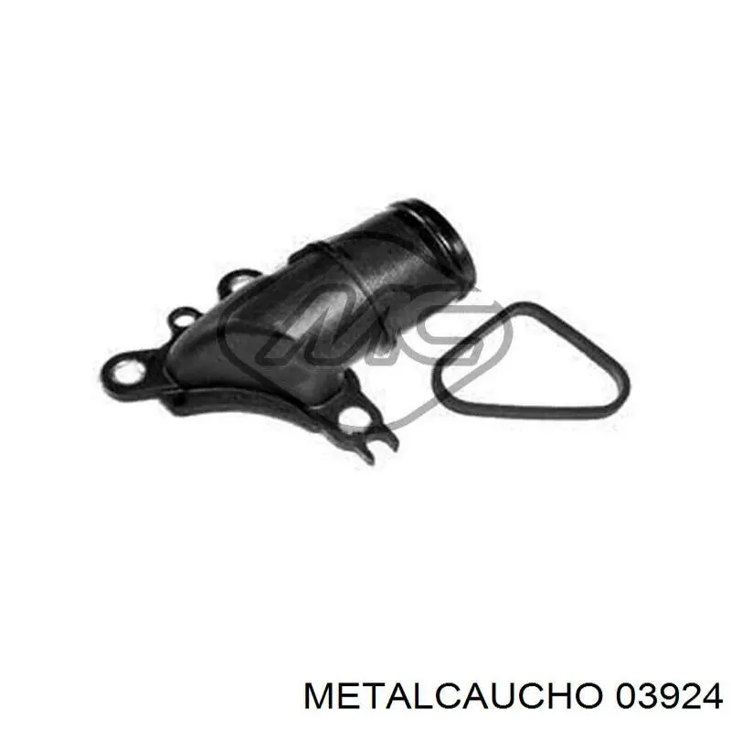 Фланець системи охолодження (трійник) Metalcaucho 03924 ціна, від 7.25 USD