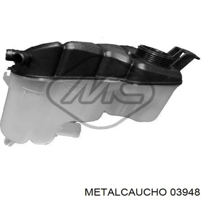 Купити 03948 Metalcaucho Водяний бачок системи охолодження