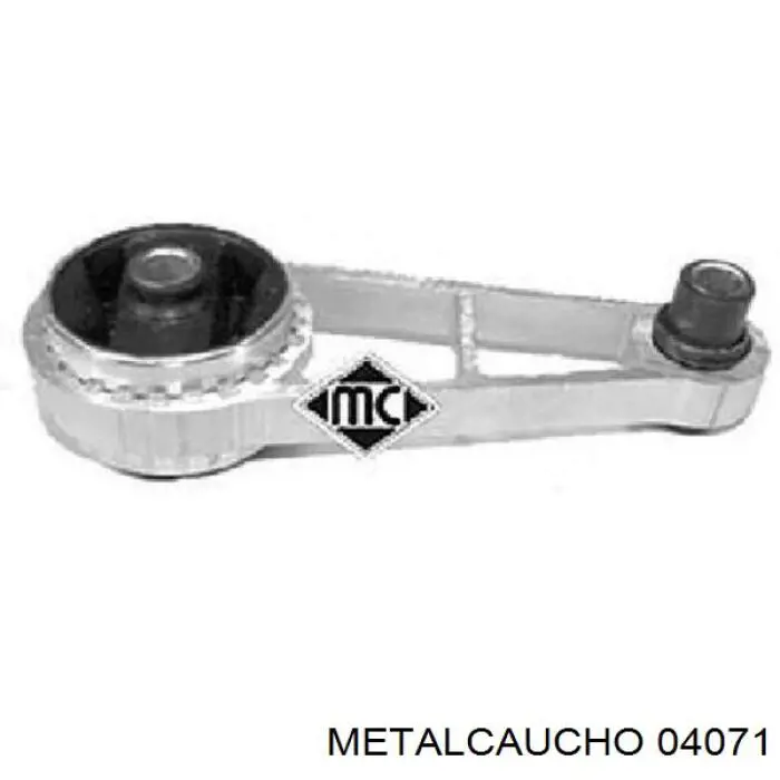 04071 Metalcaucho подушка (опора двигуна, задня)