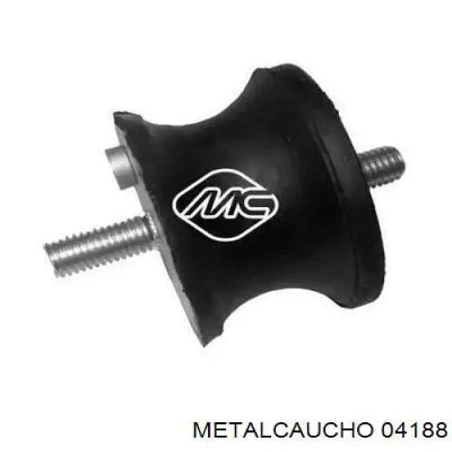 04188 Metalcaucho подушка трансмісії (опора коробки передач)