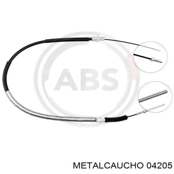 04205 Metalcaucho опора амортизатора переднього