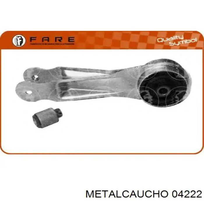 04222 Metalcaucho подушка (опора двигуна, задня)