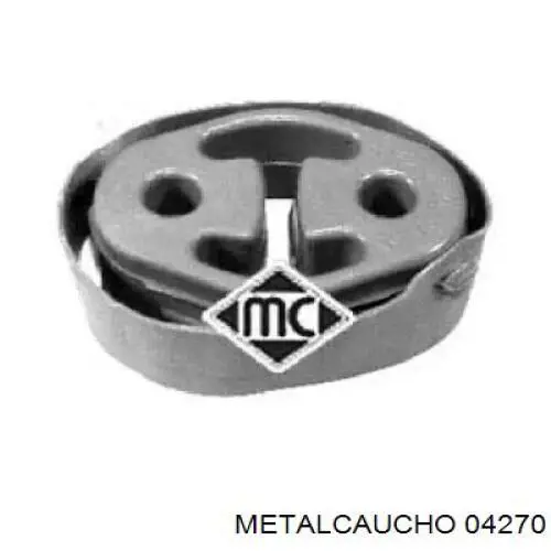 Подушка кріплення глушника Metalcaucho 04270 ціна, від 2.53 USD