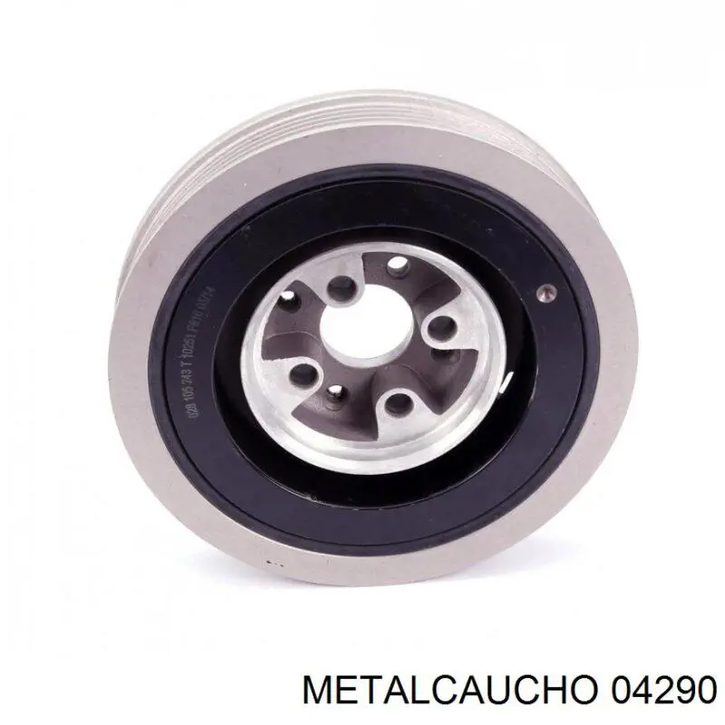 Купити 04290 Metalcaucho Шків колінчастого вала