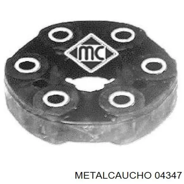 04347 Metalcaucho муфта кардана еластична, передня