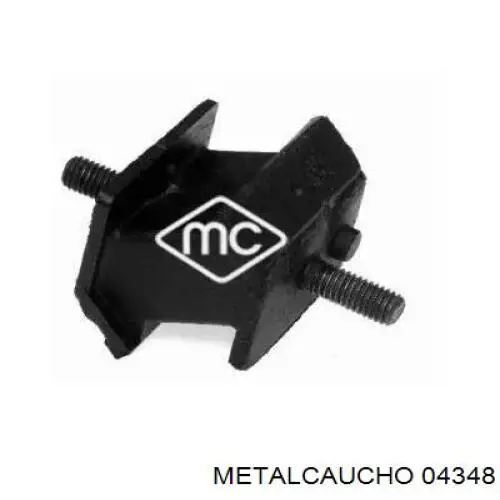04348 Metalcaucho подушка трансмісії (опора коробки передач, ліва)