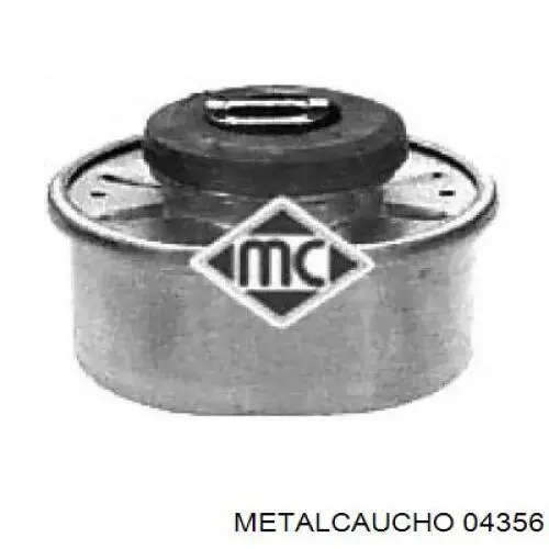 04356 Metalcaucho подушка (опора двигуна ліва/права)