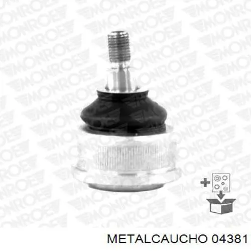 Подушка двигуна передня 04381 Metalcaucho