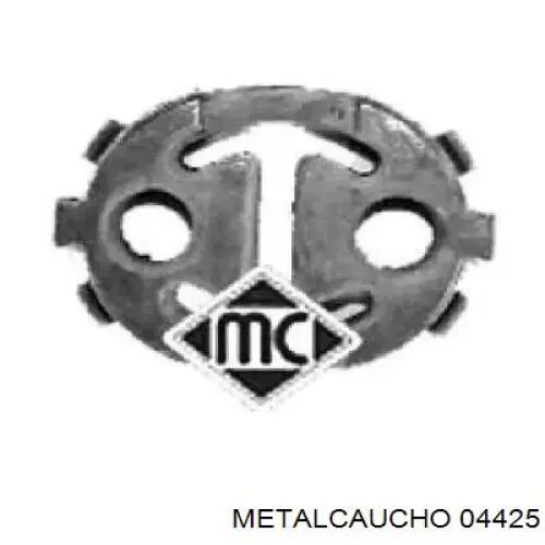 Подушка кріплення глушника Metalcaucho 04425 ціна, від 2.48 USD