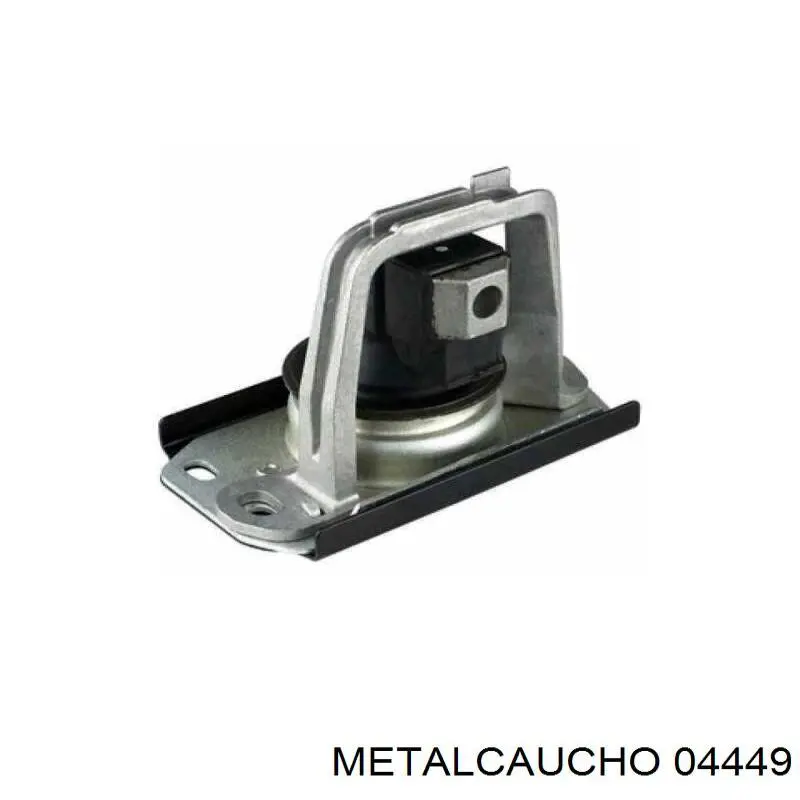 04449 Metalcaucho Подушка (опора) двигуна, нижня