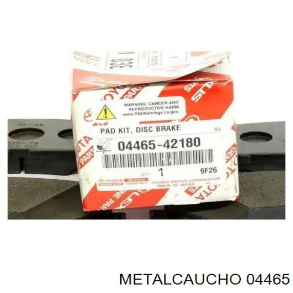 04465 Metalcaucho Демпфер колінвалу
