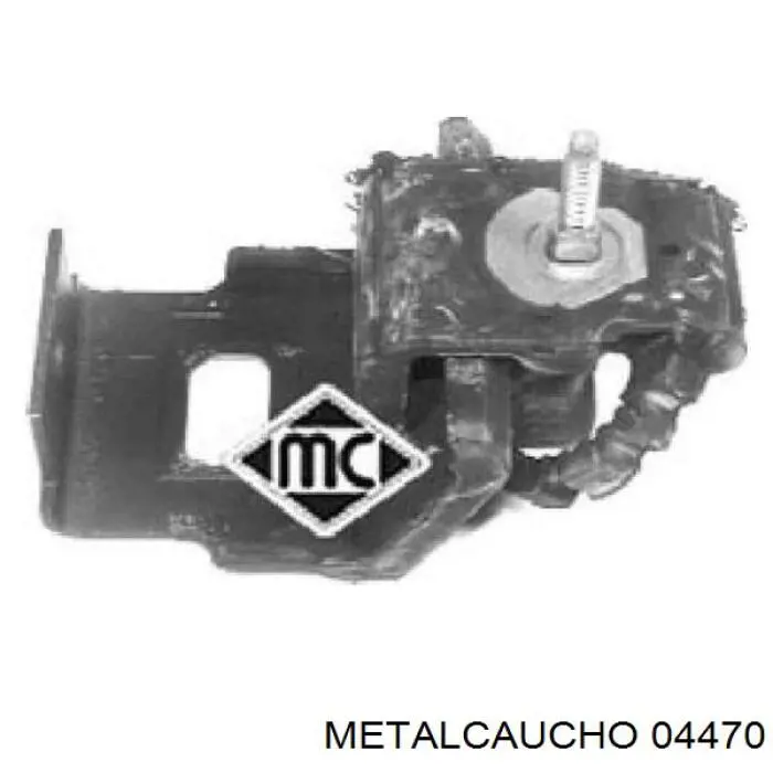 Подушка кріплення глушника 04470 Metalcaucho