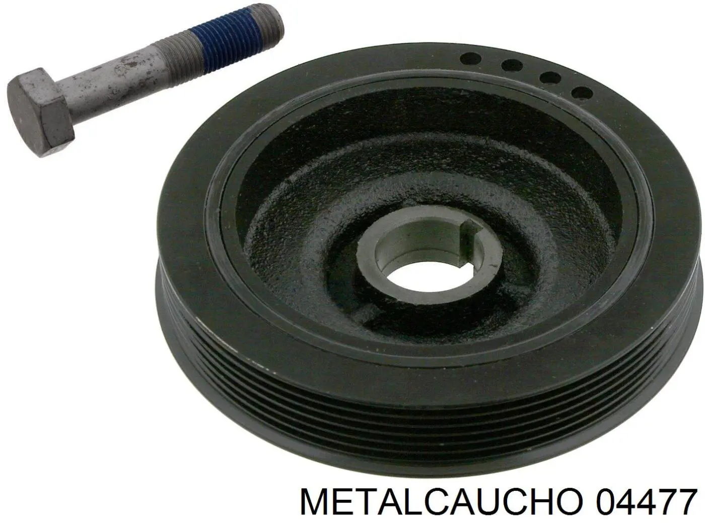 Купити 04477 Metalcaucho Шків колінчастого вала