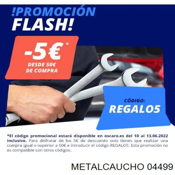 Балка задньої підвіски поперечна Metalcaucho 04499 ціна, від 23.34 USD