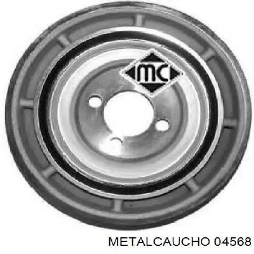 04568 Metalcaucho Демпфер колінвалу