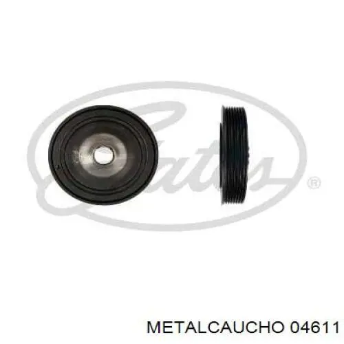 Купити 04611 Metalcaucho Шків колінчастого вала