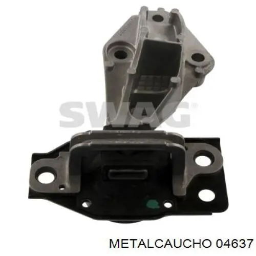 04637 Metalcaucho подушка (опора двигуна, права)