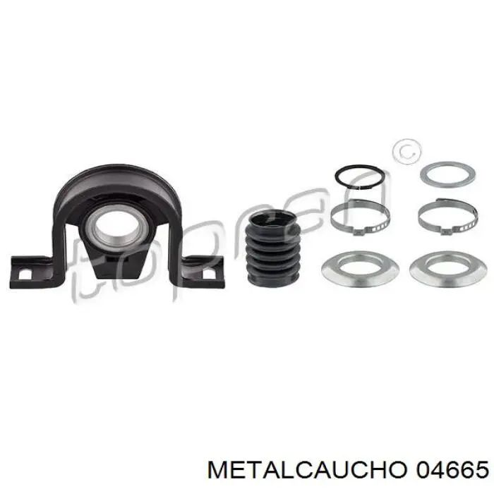 04665 Metalcaucho підвісний підшипник карданного валу