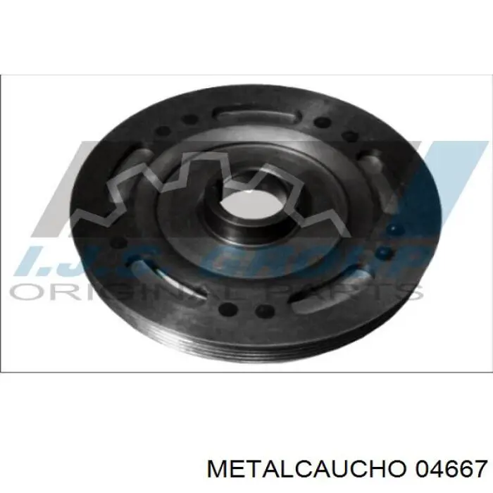 Шків колінвала (демпфер ) Metalcaucho 04667 ціна, від 67.23 USD