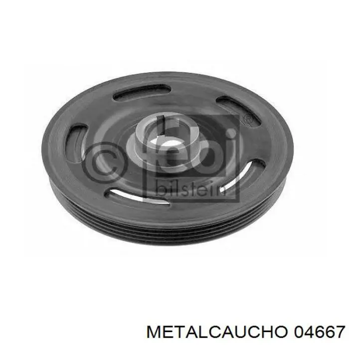 Купити 04667 Metalcaucho Шків колінчастого вала