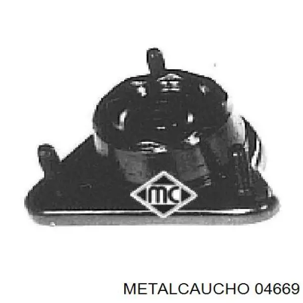 04669 Metalcaucho Опора амортизатора переднього лівого