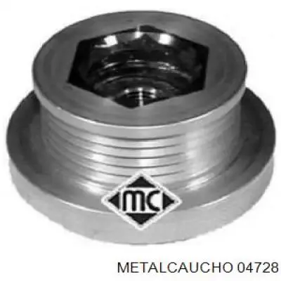 Шків генератора 04728 Metalcaucho