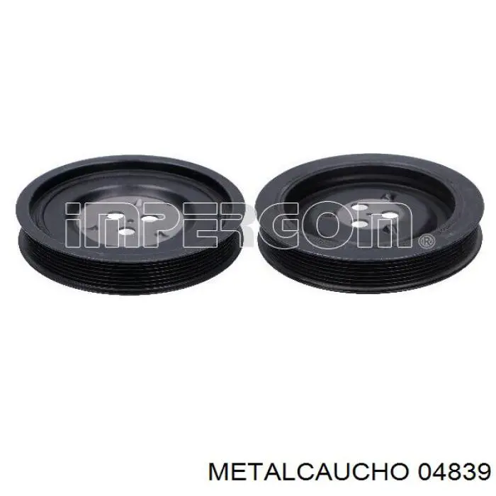 Шків колінвала (демпфер ) Metalcaucho 04839 ціна, від 32.50 USD