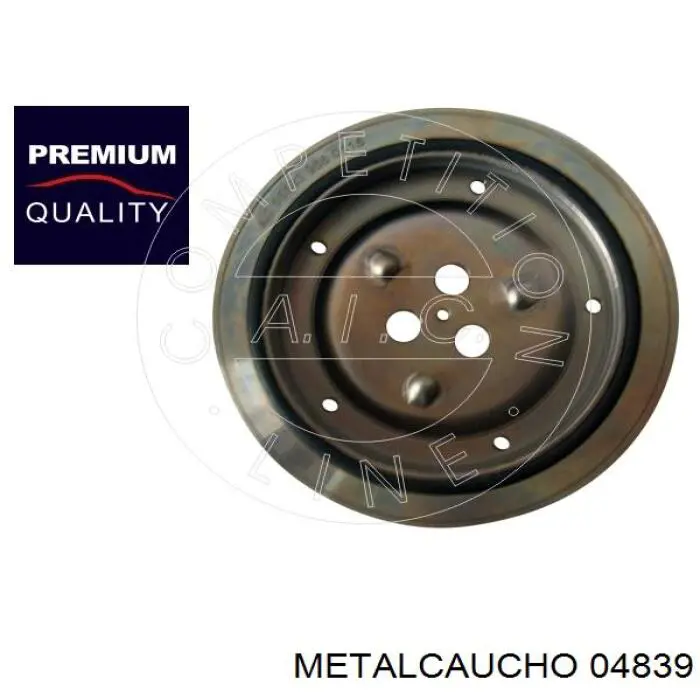 Купити 04839 Metalcaucho Шків колінчастого вала