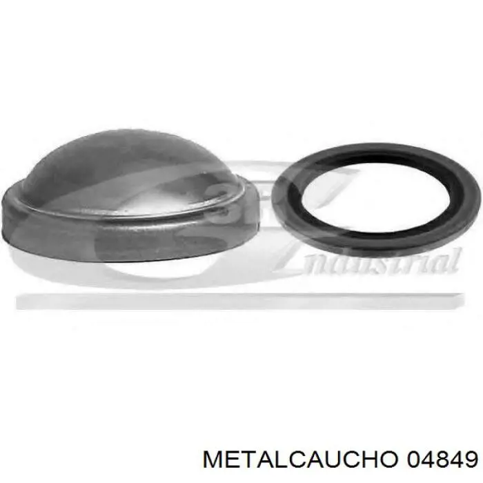 Купити 04849 Metalcaucho Сальник задньої маточини