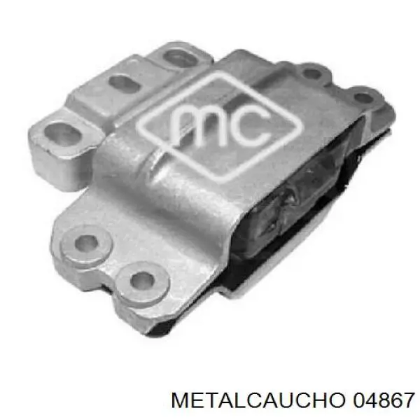 04867 Metalcaucho подушка (опора двигуна, ліва)