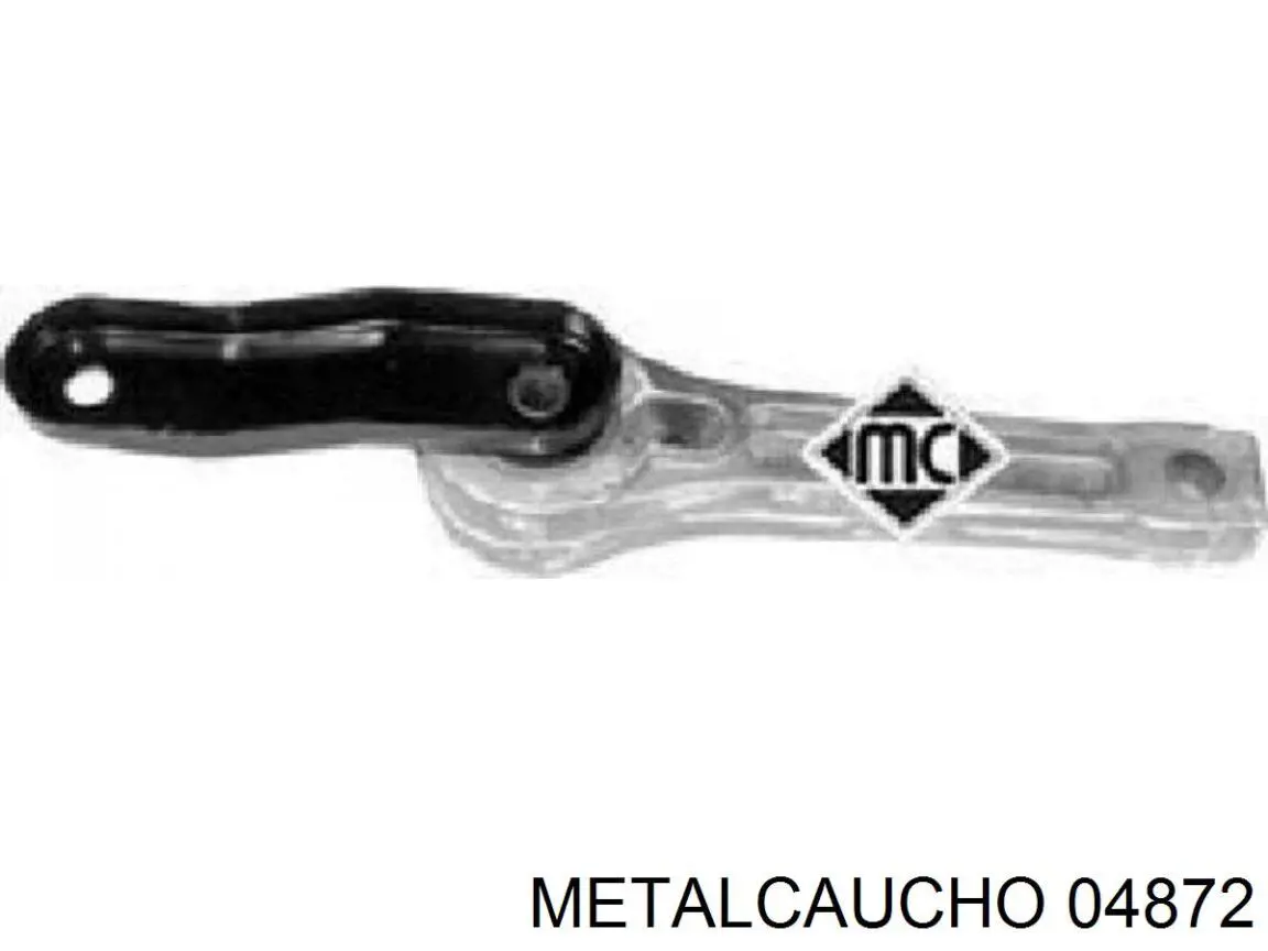 Купити 04872 Metalcaucho Задня опора двигуна