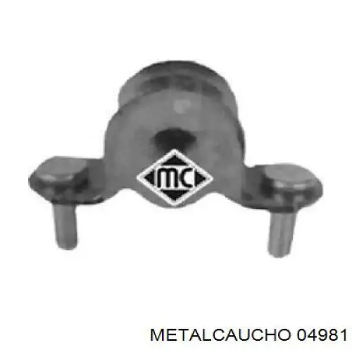 Втулка стабілізатора переднього, зовнішня 04981 Metalcaucho