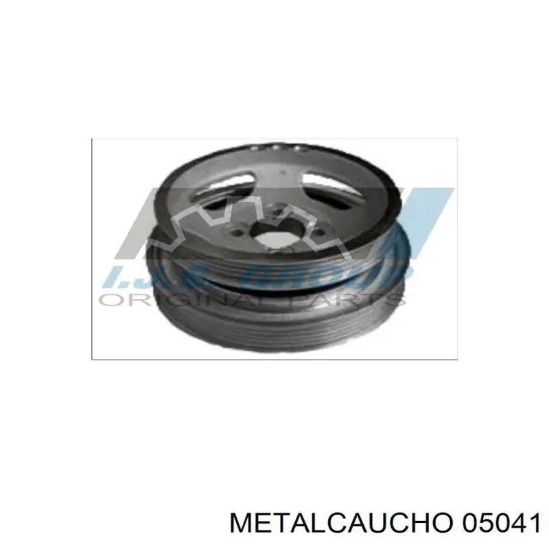 Купити 05041 Metalcaucho Шків колінчастого вала
