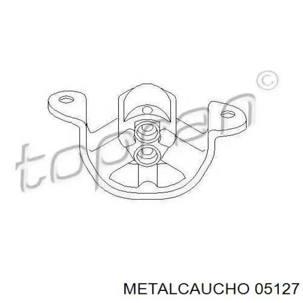 05127 Metalcaucho пильник амортизатора переднього