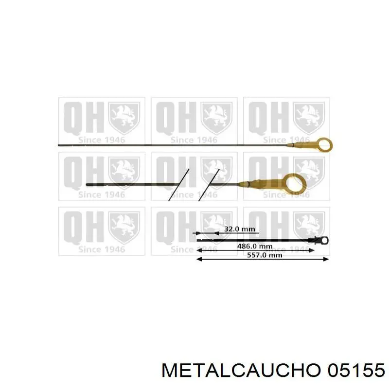 05155 Metalcaucho подушка (опора двигуна, права верхня)