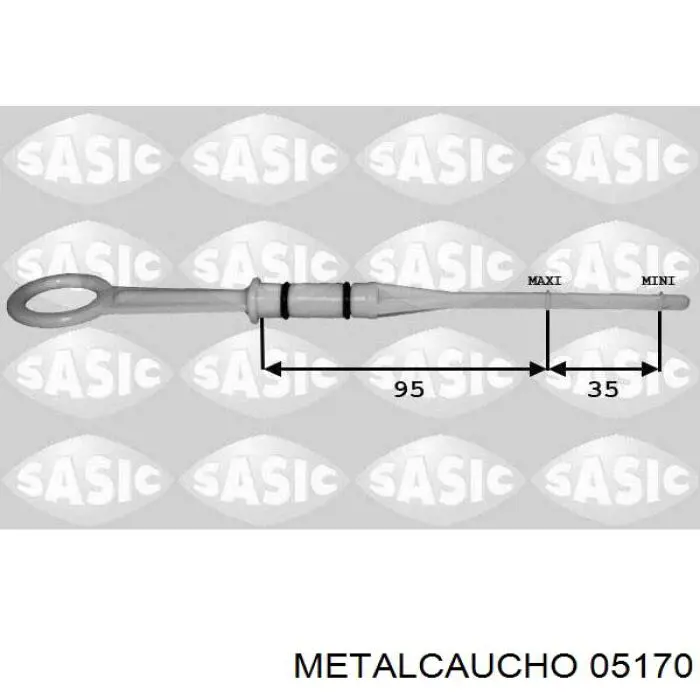 05170 Metalcaucho щуп-індикатор рівня масла в двигуні