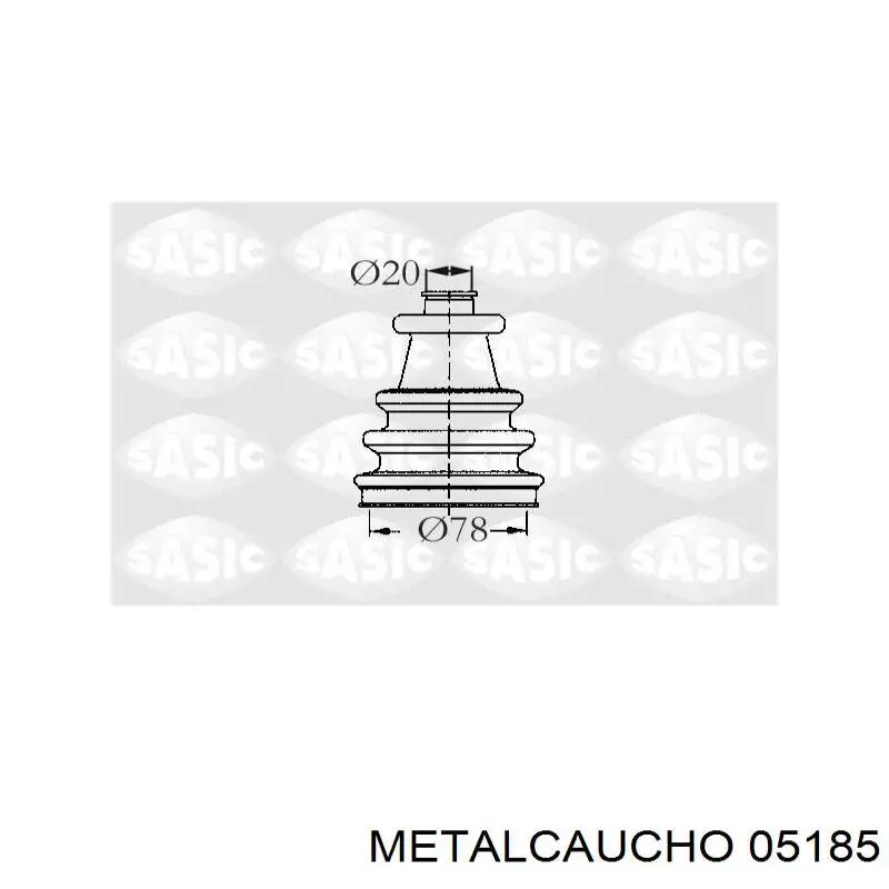 Купити T405185 STC Гумова муфта кардана