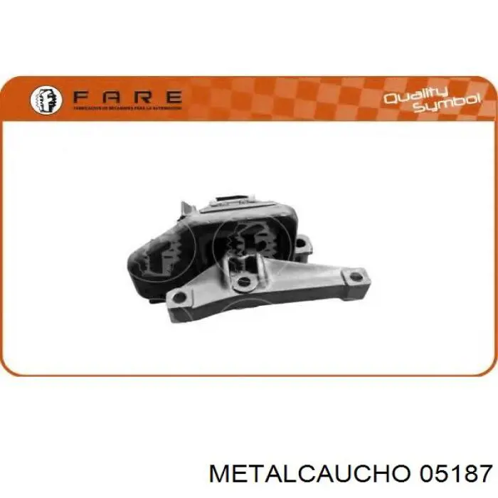 05187 Metalcaucho подушка (опора двигуна, права)