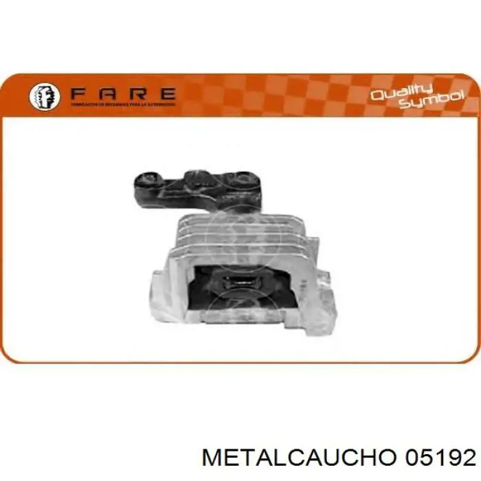 05192 Metalcaucho подушка (опора двигуна, права верхня)