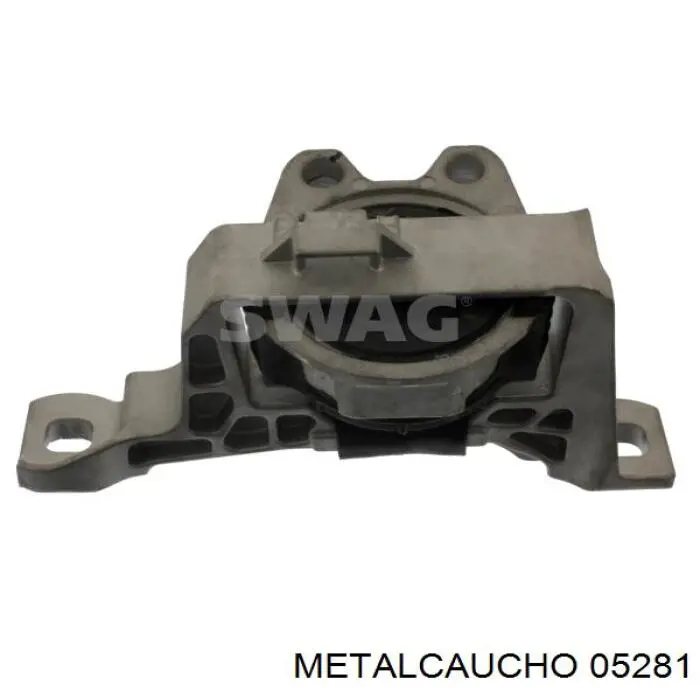 Подушка (опора) двигуна, права 05281 Metalcaucho